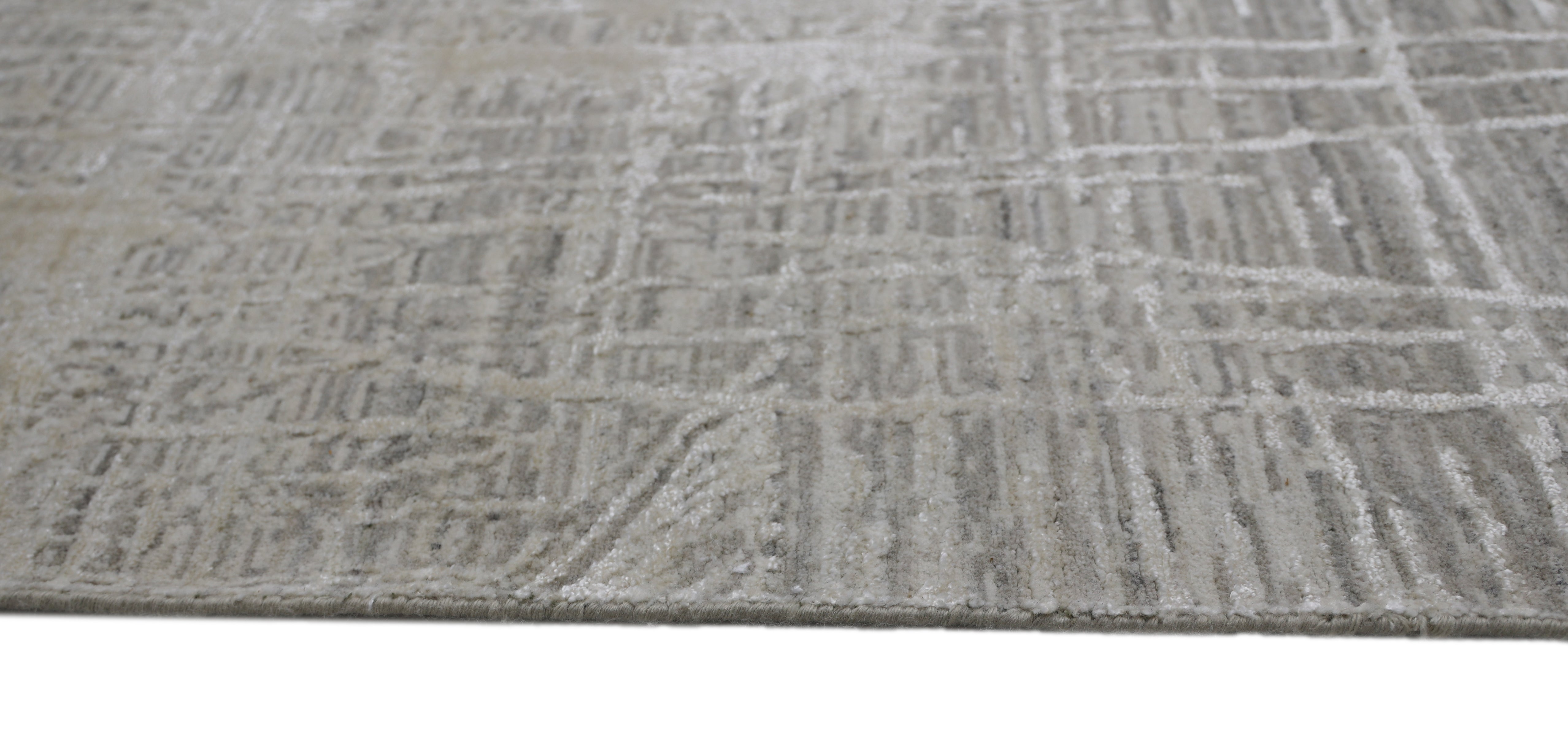 METAMODRA | 6' x 9' FT | MODERN RUGS | CREAM COLOR