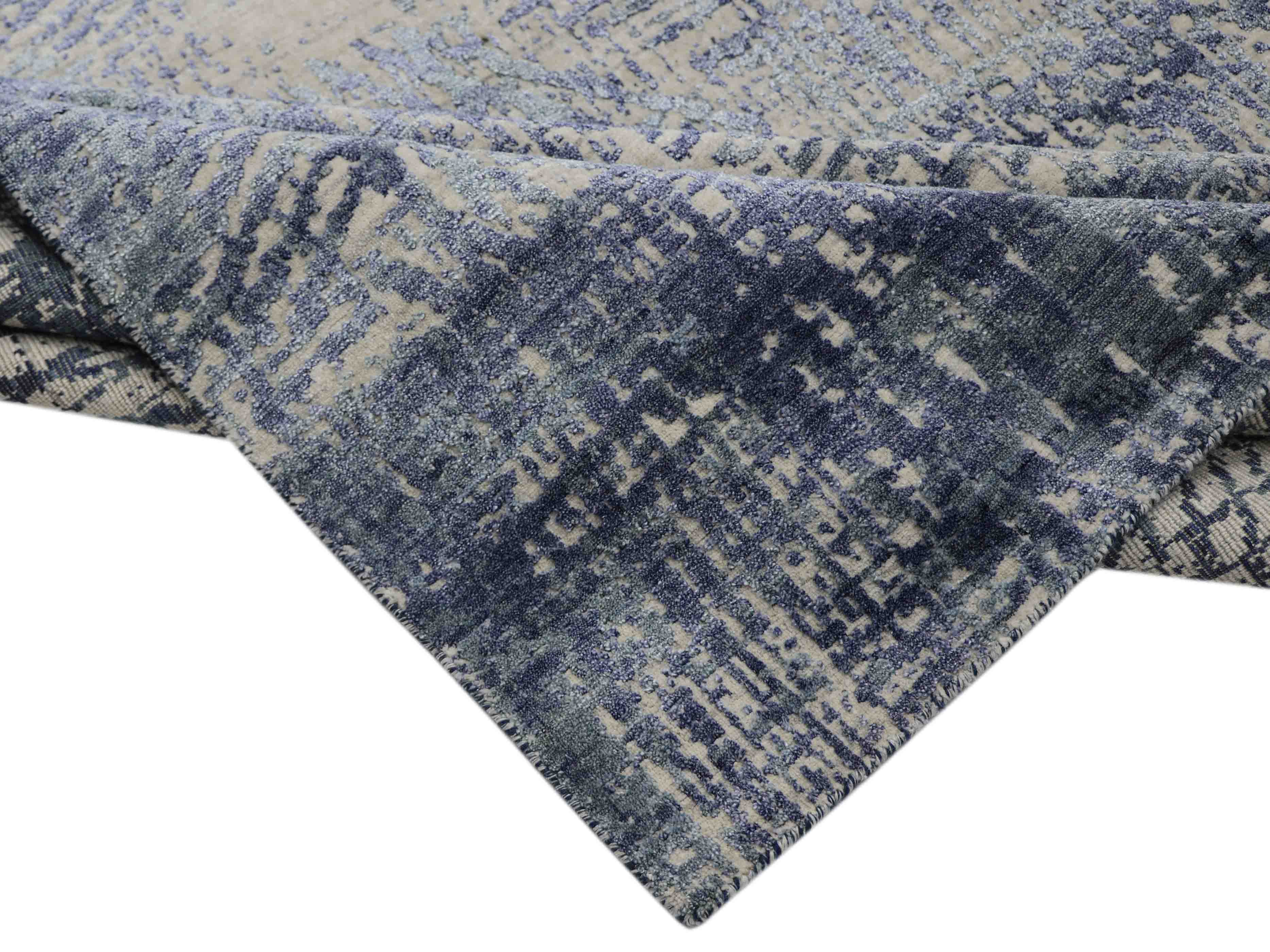 MATRIX | 6' x 9' FT | MODERN RUGS | BLUE COLOR