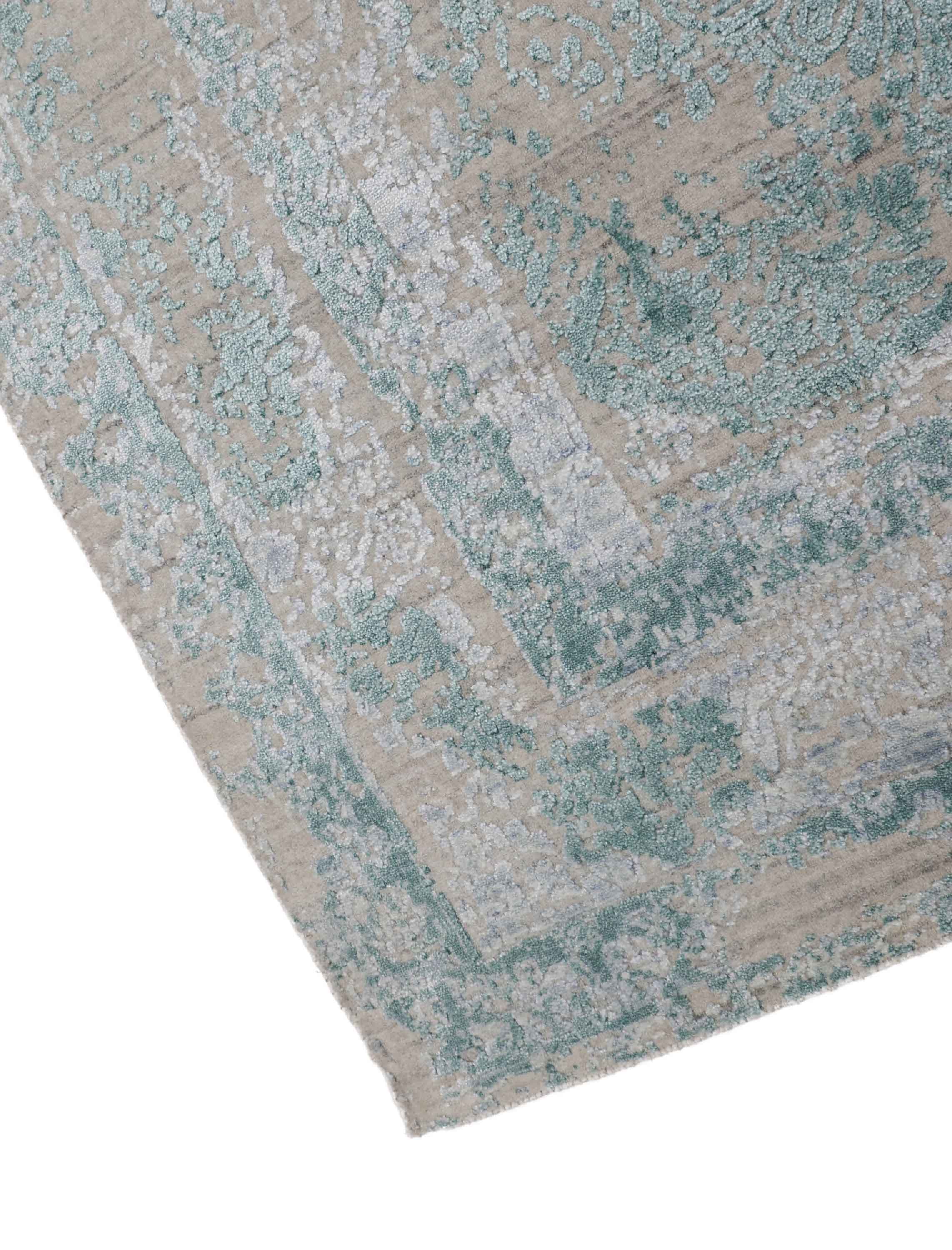 SOMBER | 6' x 9' FT |  8' x 10' FT | TRADITIONAL RUGS | IVORY-TURQUOISE COLOR