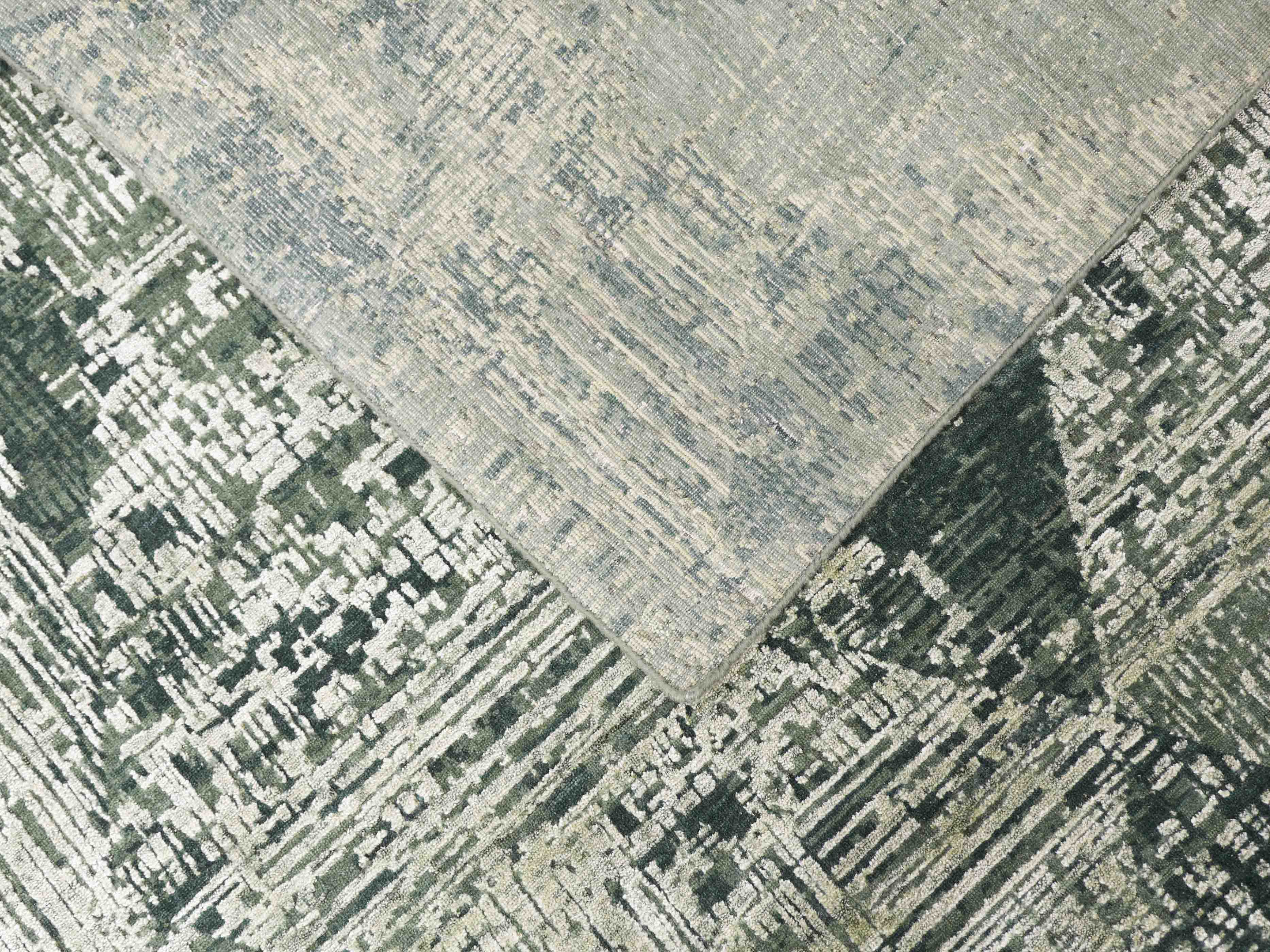 LINOAK | 8' x 10' FT | MODERN RUGS | DK GREEN COLOR