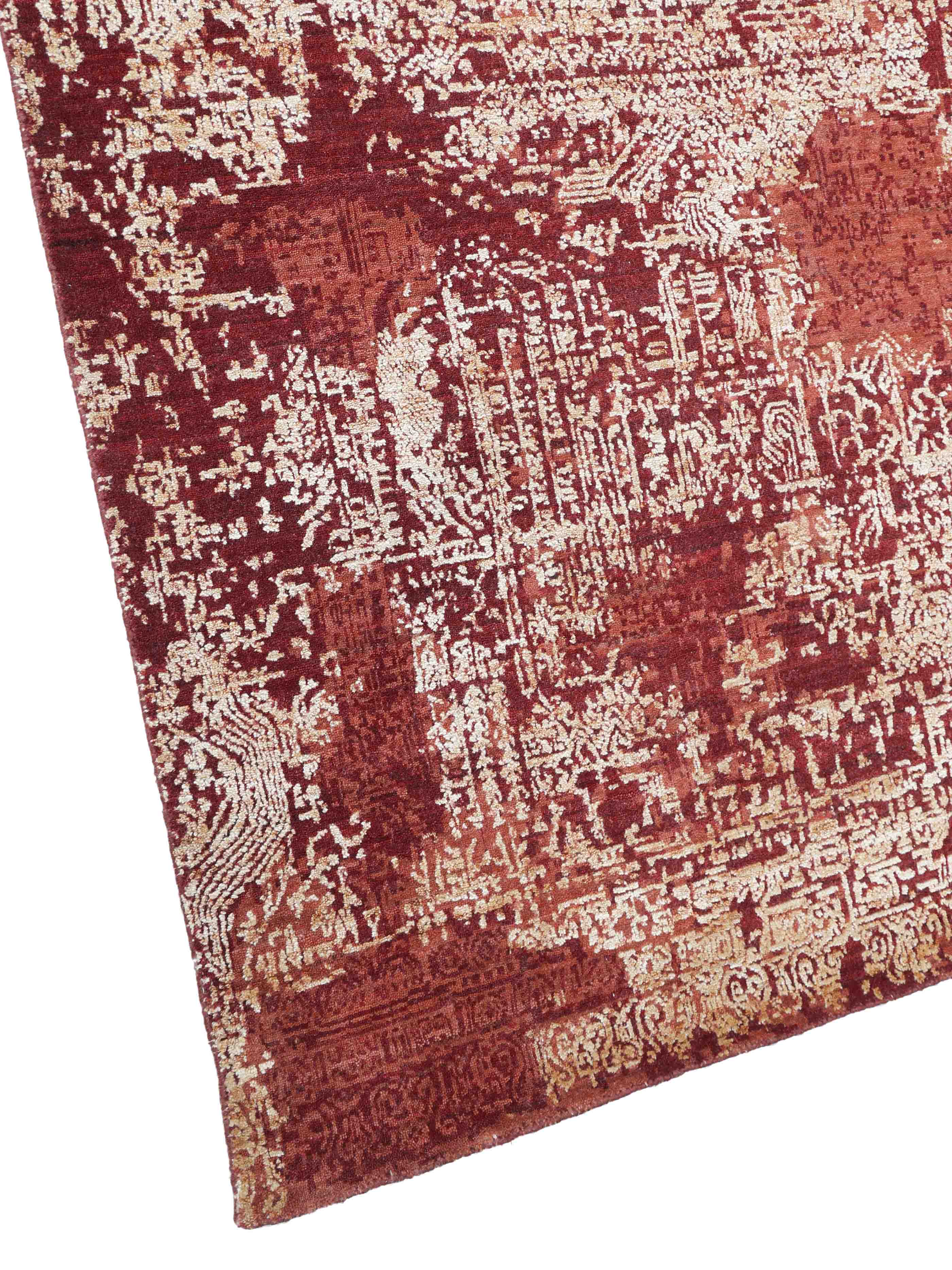 LANVA | 8' x 10' FT | MODERN RUGS | RED COLOR