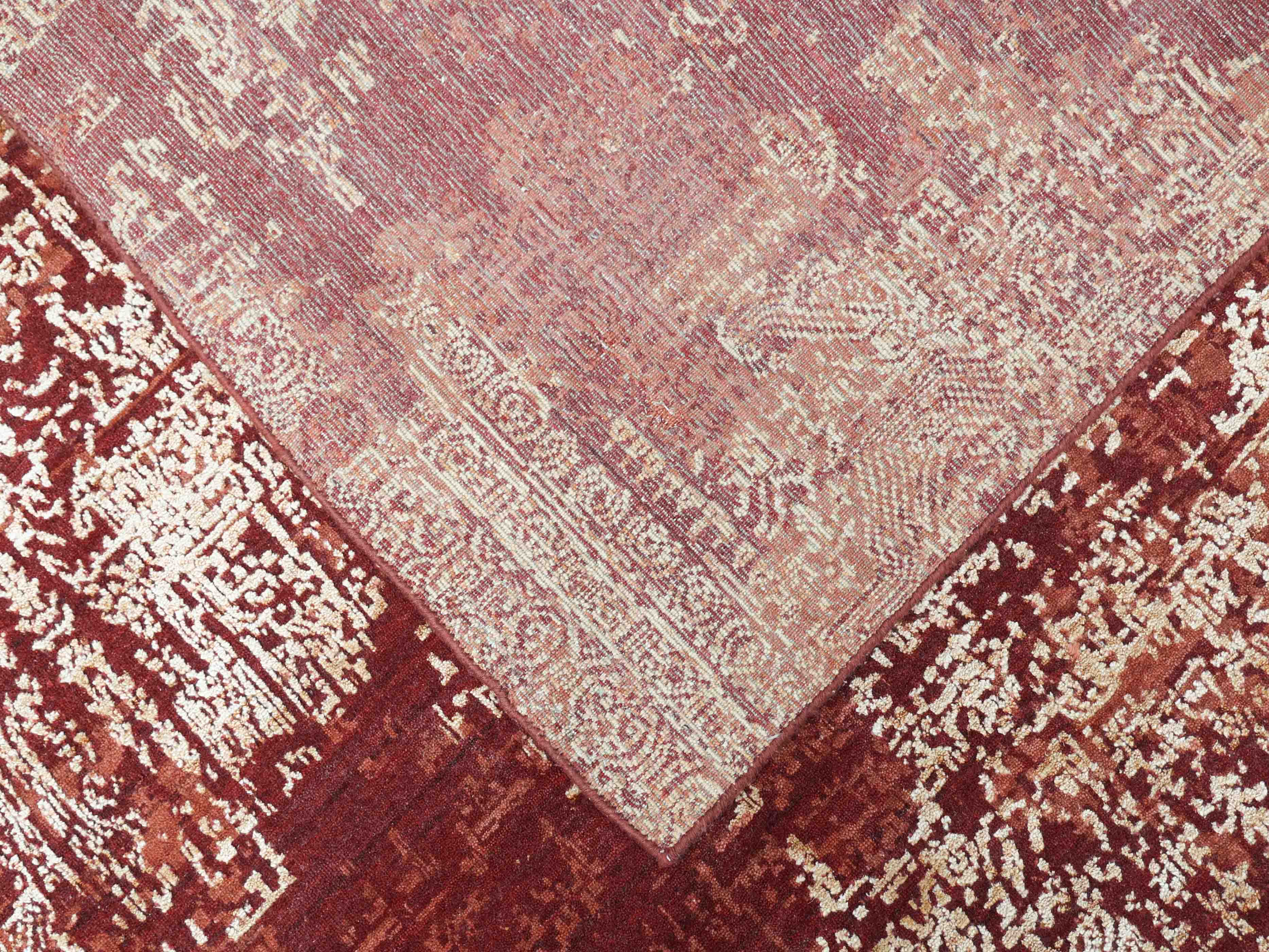 LANVA | 8' x 10' FT | MODERN RUGS | RED COLOR