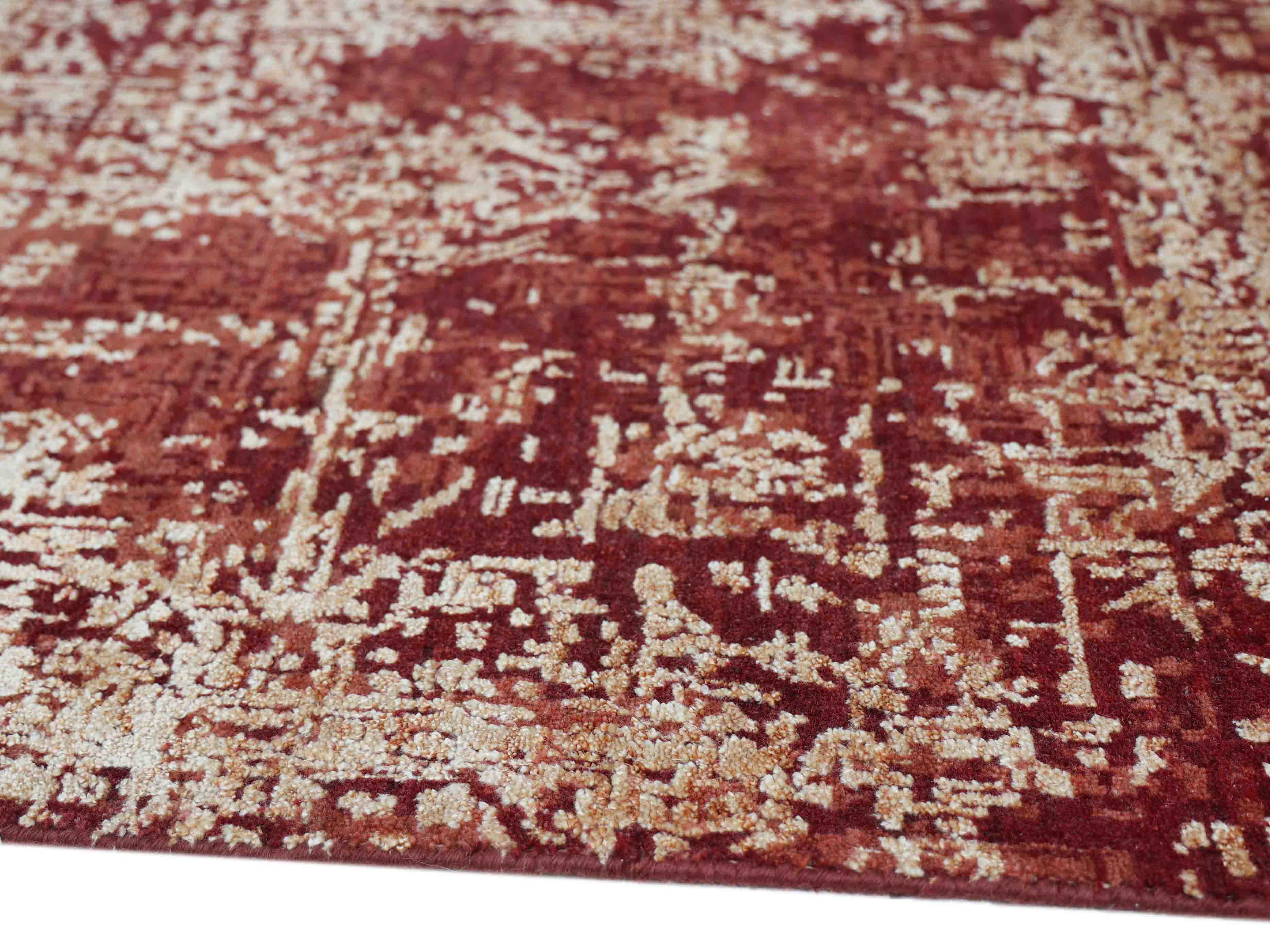 LANVA | 8' x 10' FT | MODERN RUGS | RED COLOR