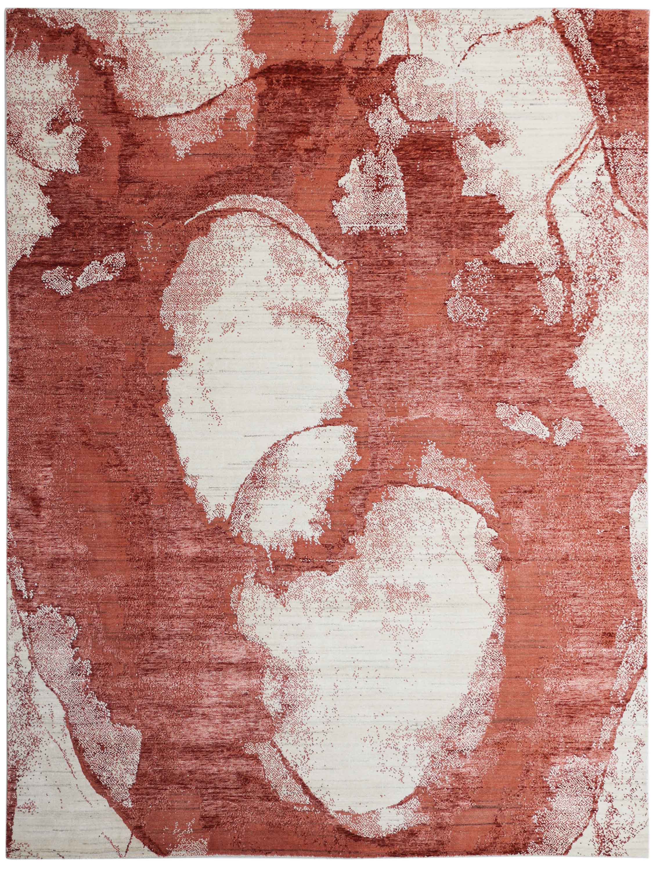 BUNGMMUAL | 8' x 10' FT | MODERN RUGS | RED COLOR