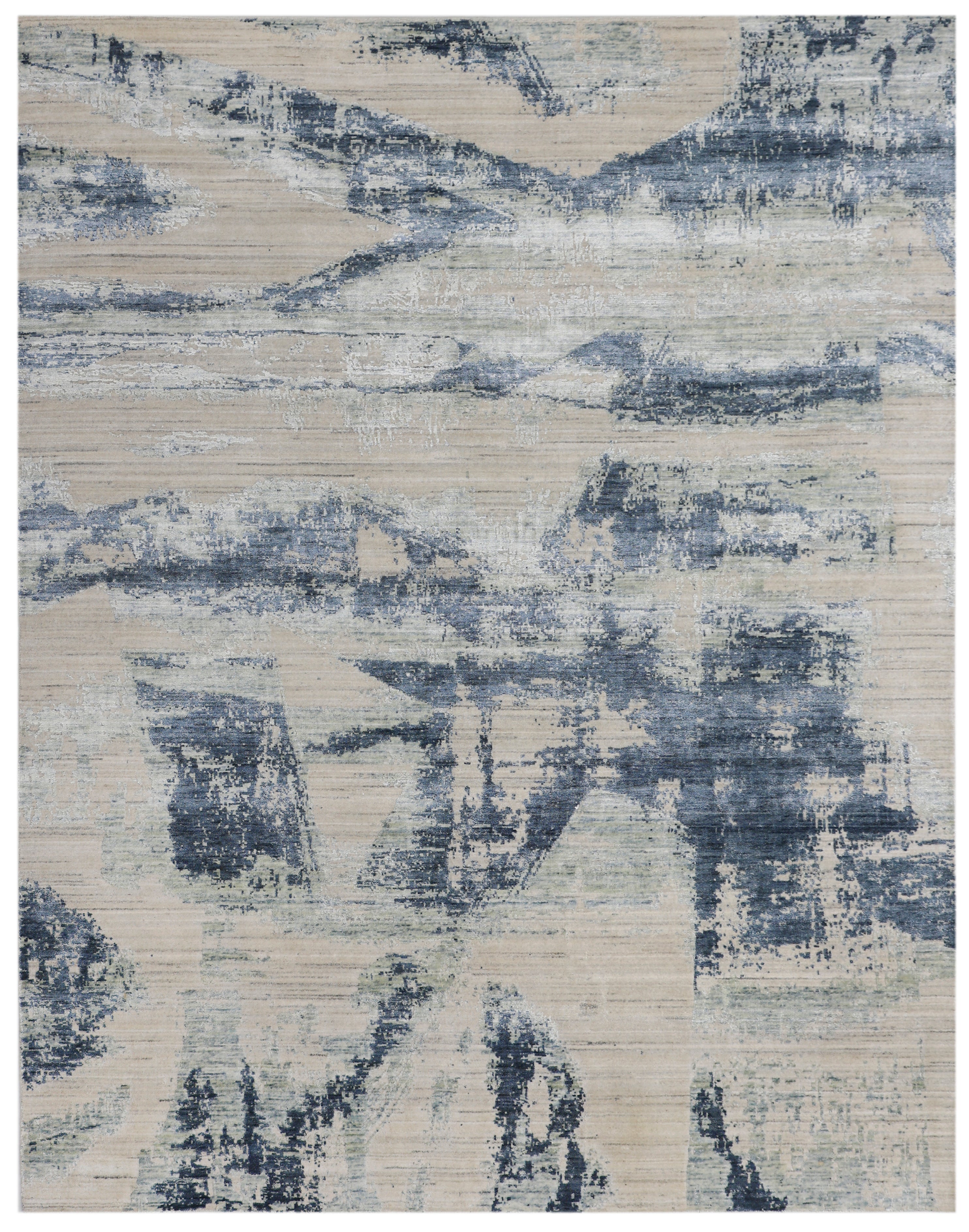 BLU IVY | 6' x 9' FT  | MODERN RUGS | IVORY BLUE COLOR