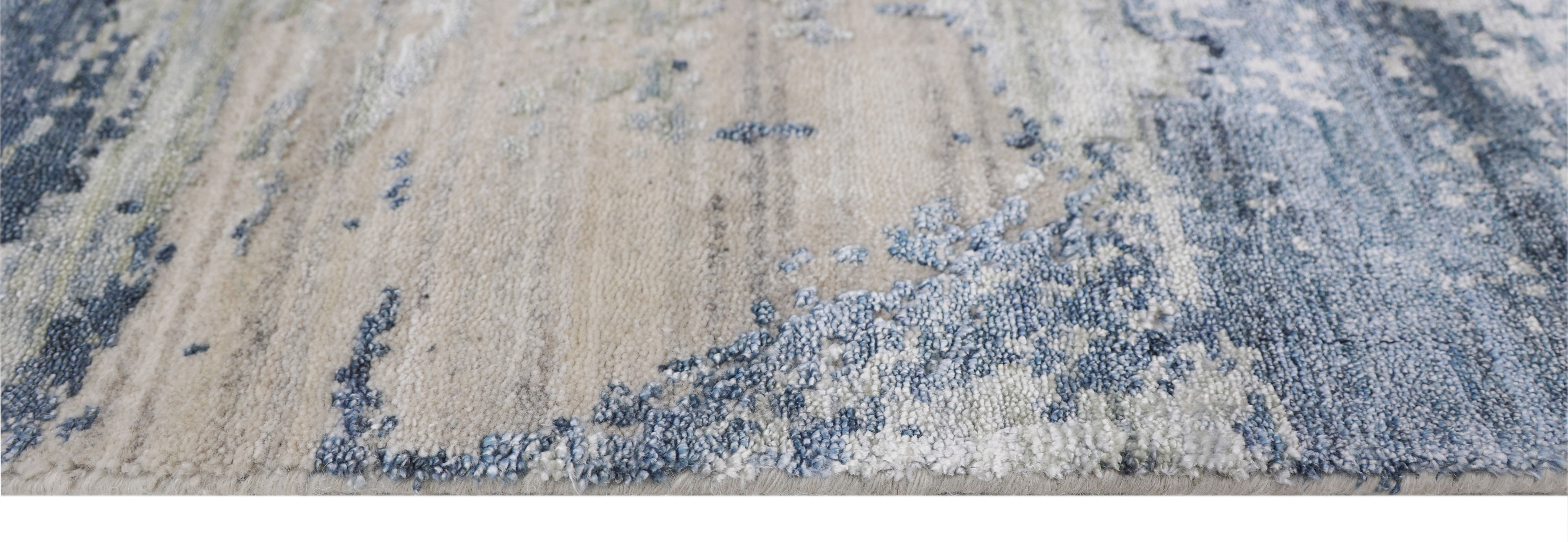 BLU IVY | 6' x 9' FT  | MODERN RUGS | IVORY BLUE COLOR