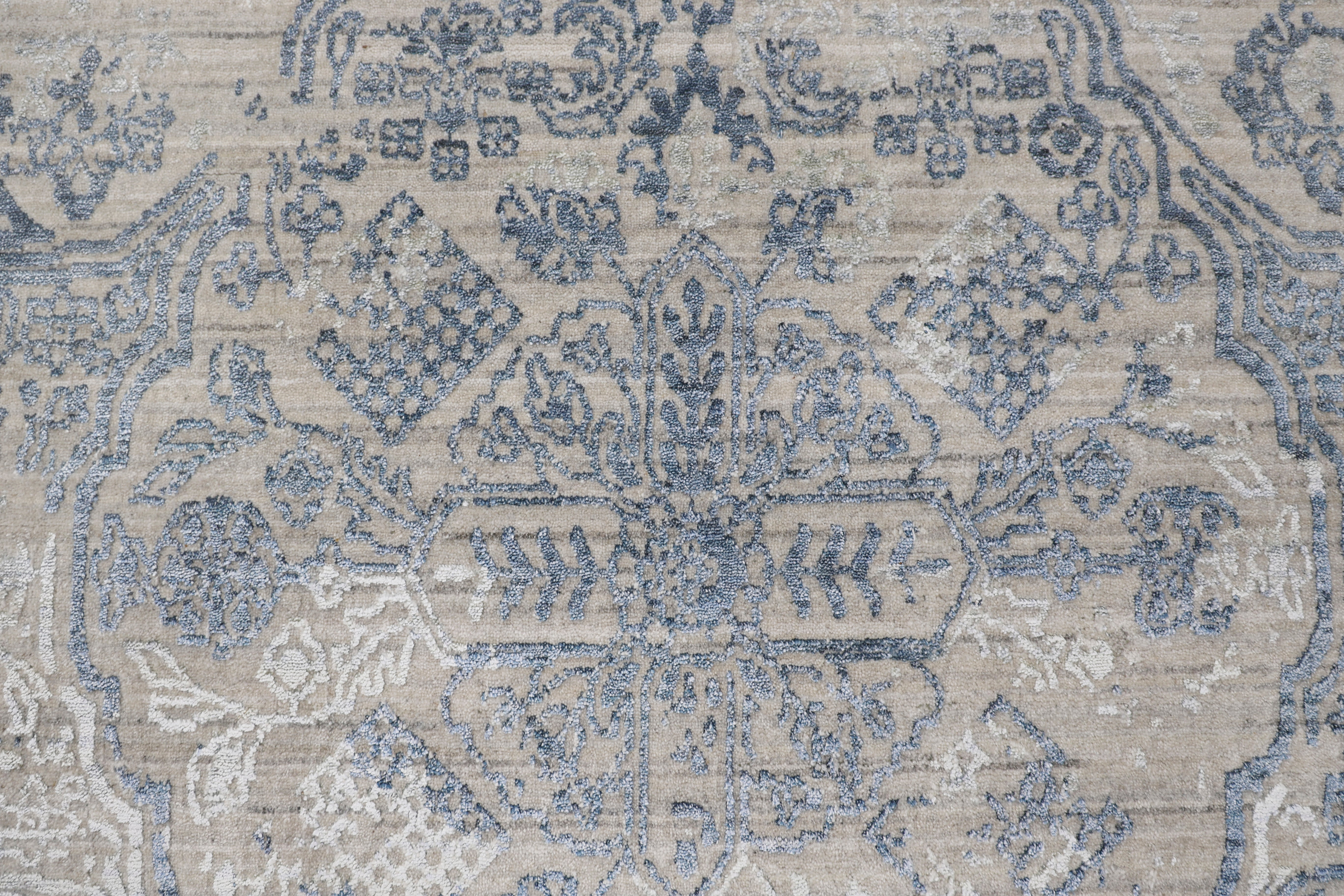 LACUNA | 6' x 9' FT  | TRANSITIONAL RUGS | IVORY BLUE COLOR