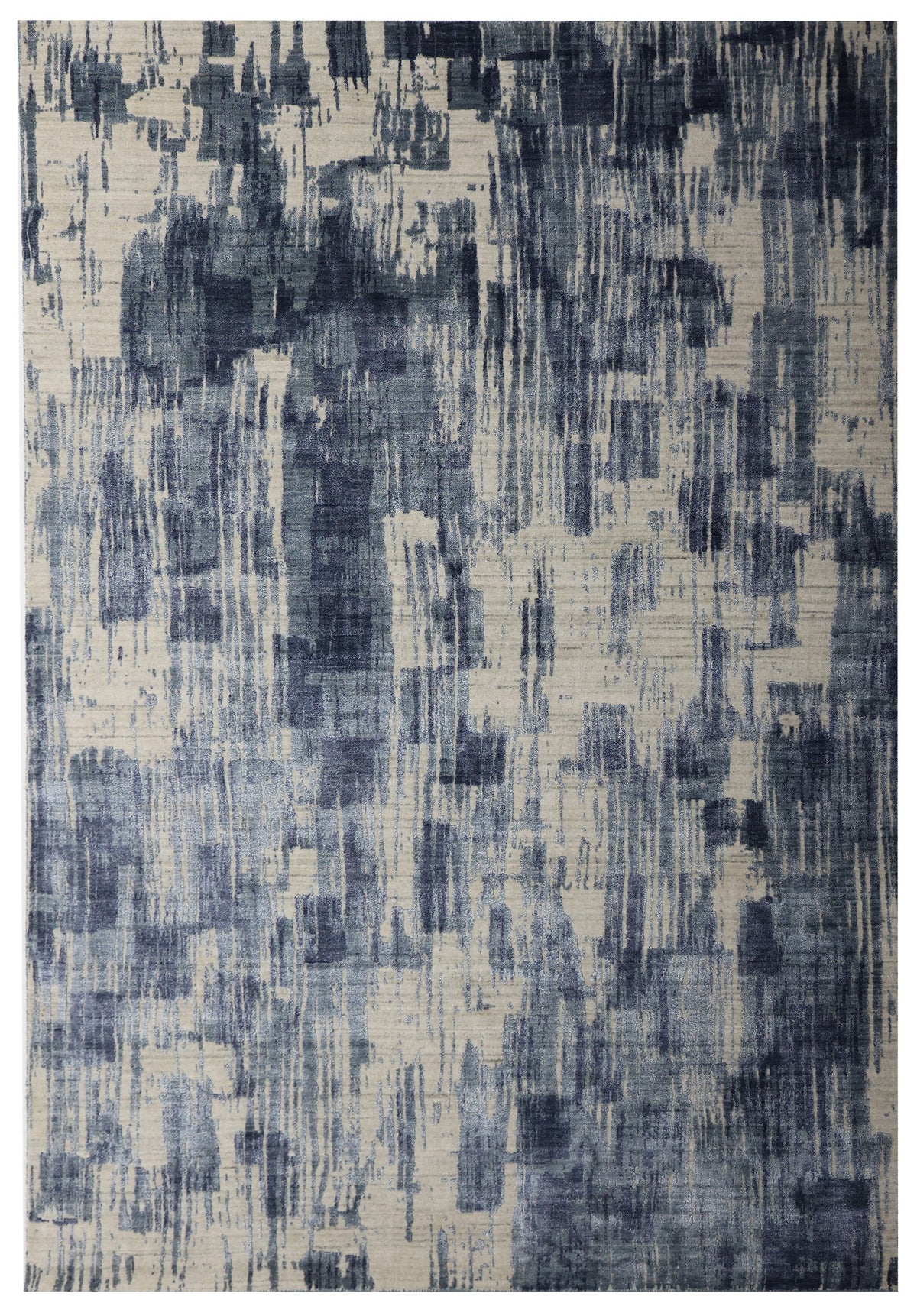 UVENUTI | 8' x 10' FT  | TRANSITIONAL RUGS | IVORY BLUE COLOR