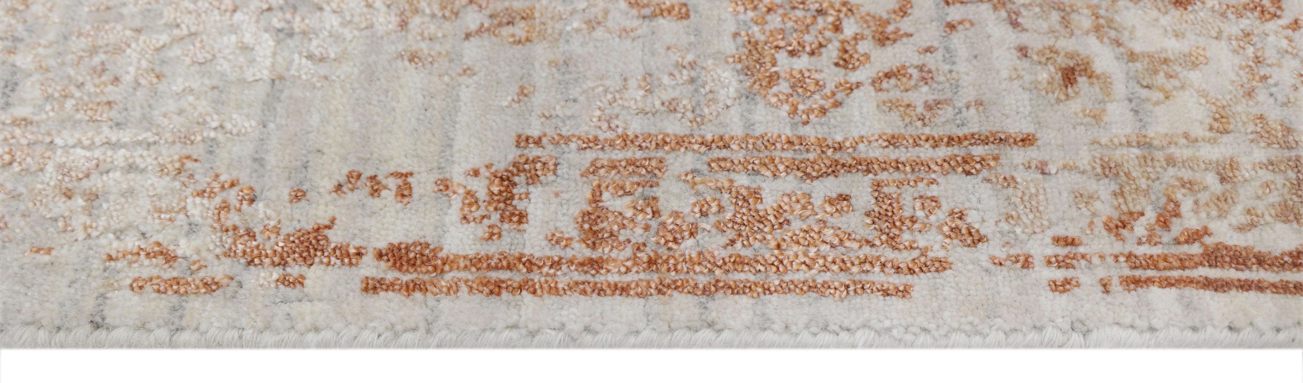 APREZO | 6' x 9' FT  | TRANSITIONAL RUGS | IVORY RUST COLOR