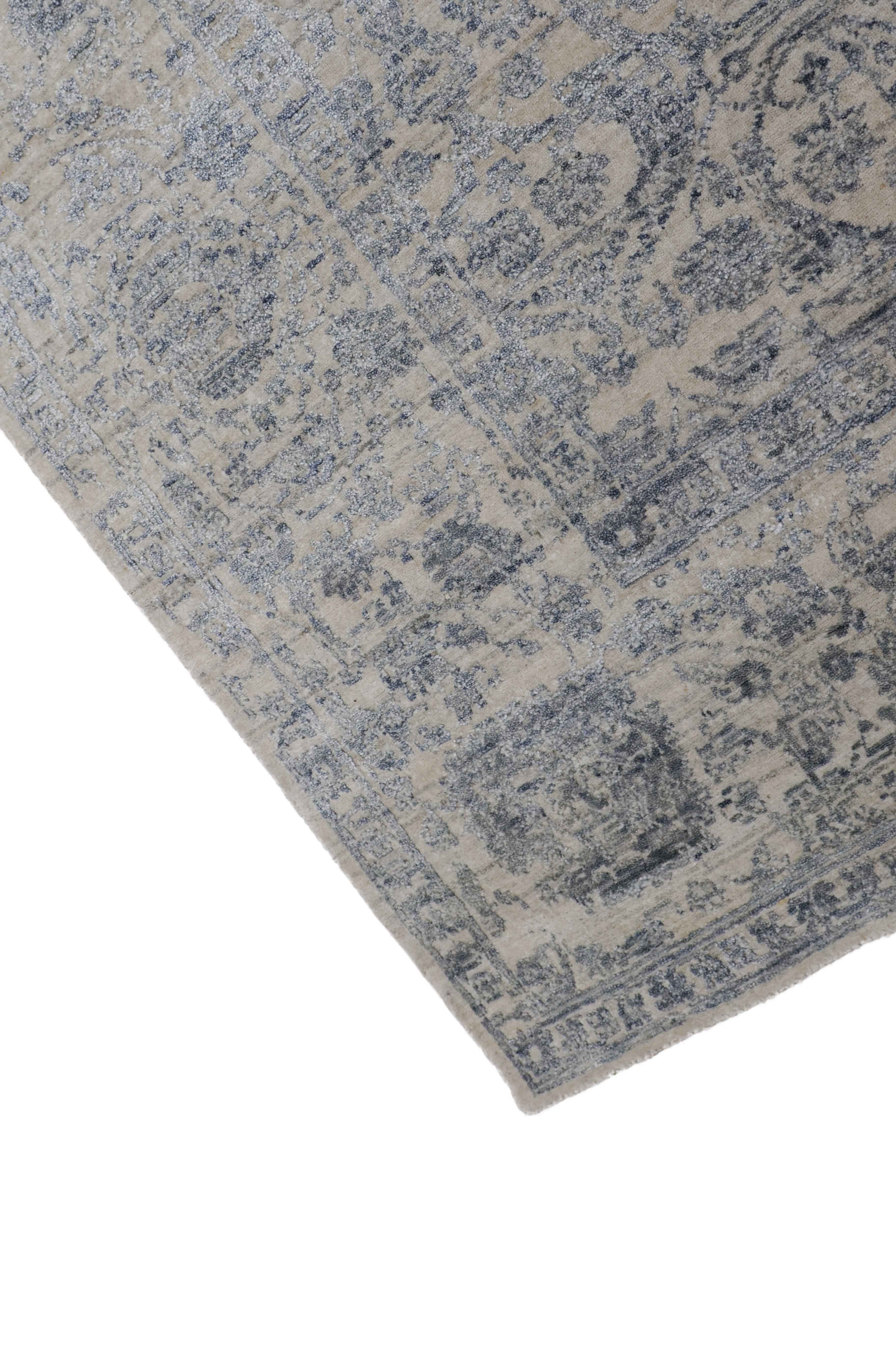 THE HEAVENS | 9' x 12' FT | TRADITIONAL RUGS | DK BLUE COLOR