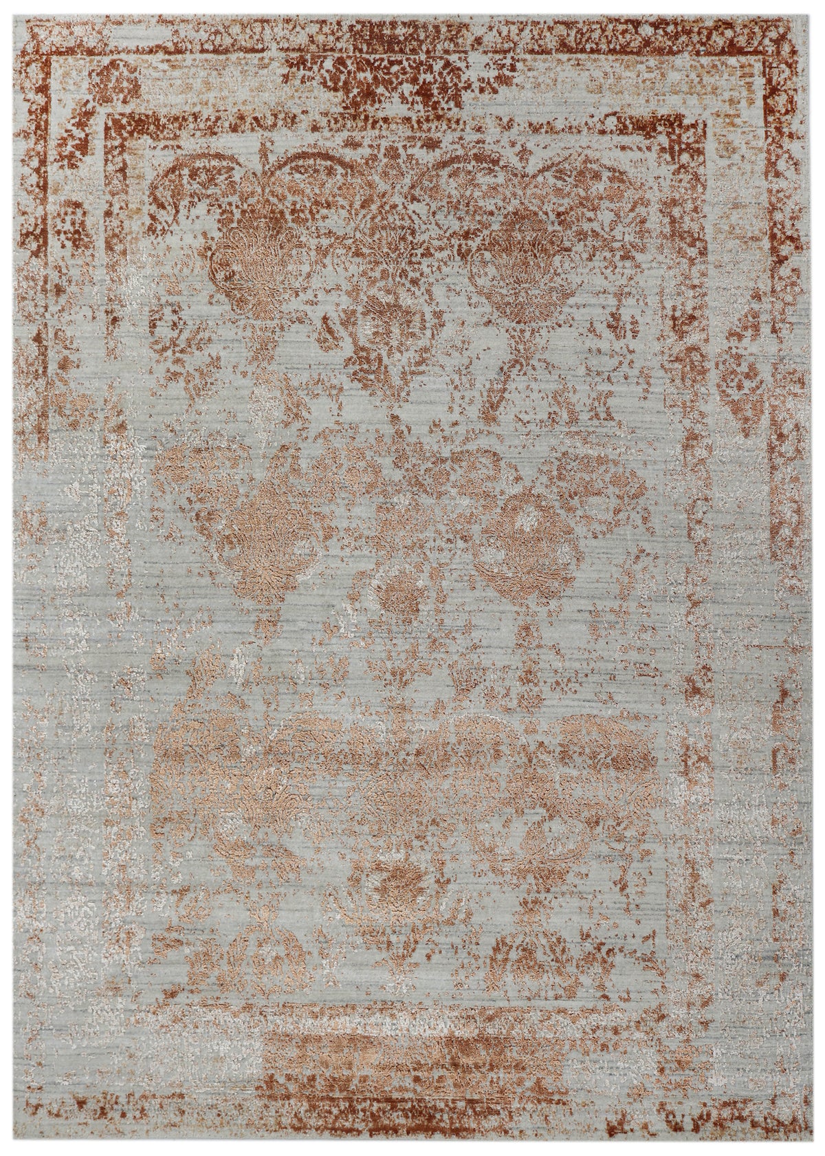 ERBE | 4' x 6' FT |  9' x 12' FT | TRADITIONAL RUGS | RUST COLOR