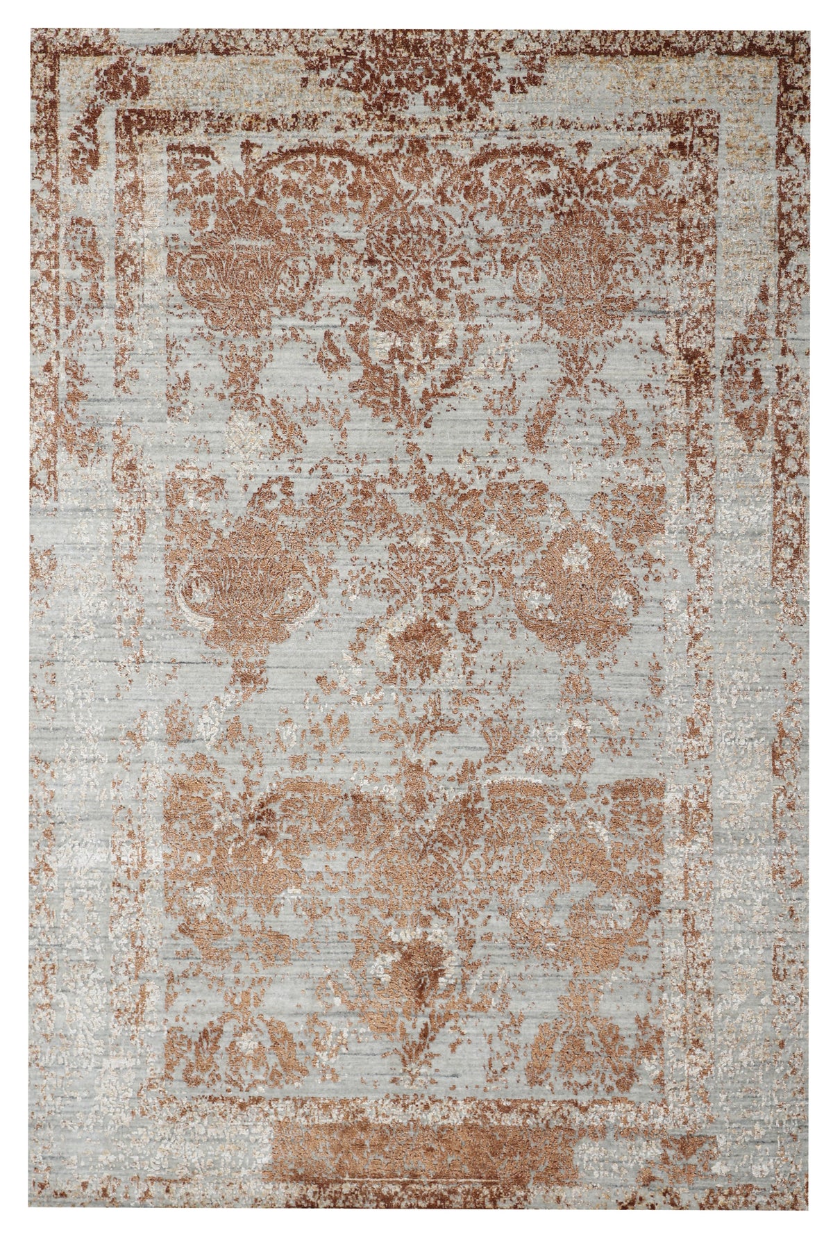 ERBE | 4' x 6' FT |  9' x 12' FT | MODERN RUGS | RUST COLOR