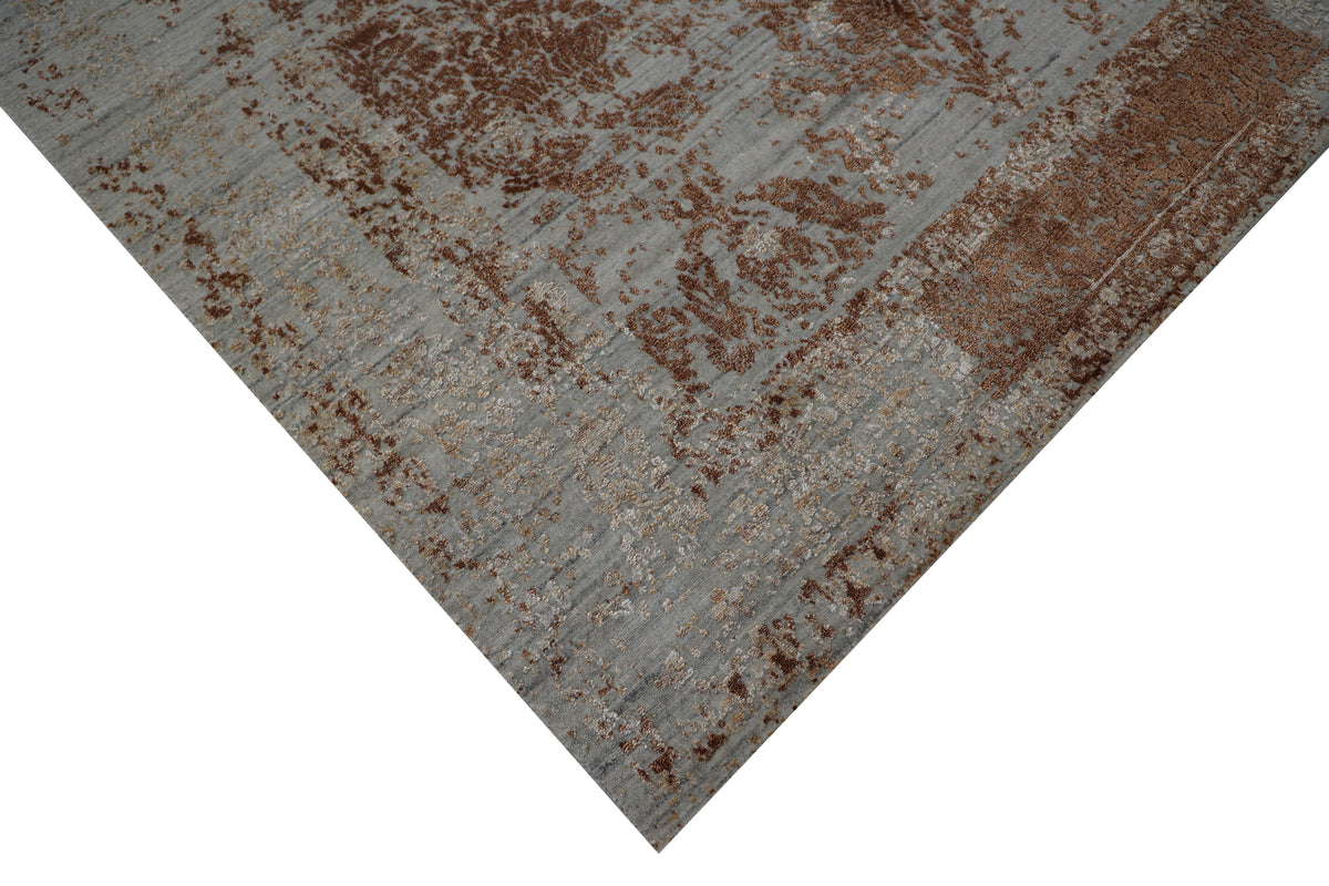 ERBE | 4' x 6' FT |  9' x 12' FT | MODERN RUGS | RUST COLOR