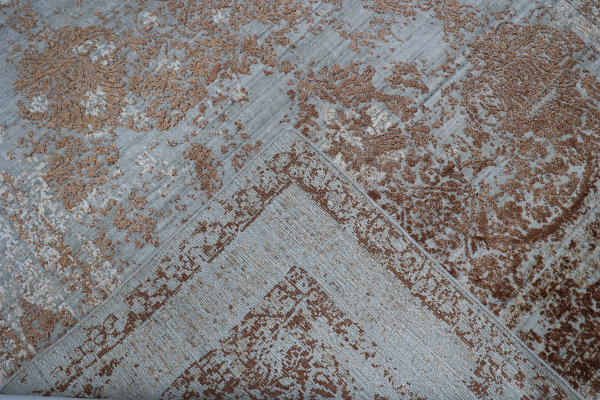 ERBE | 4' x 6' FT |  9' x 12' FT | MODERN RUGS | RUST COLOR