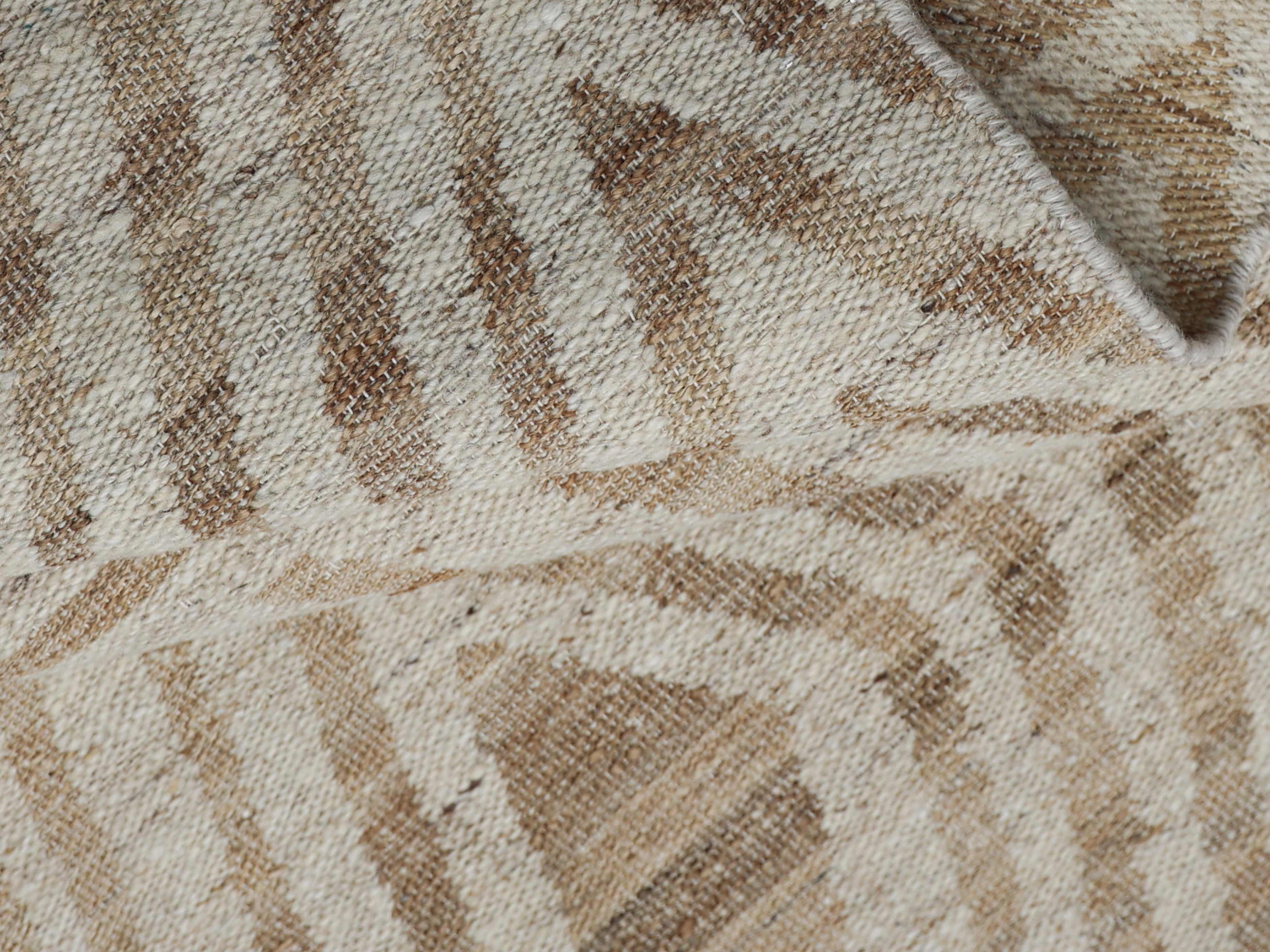 MERGER | 6'6" x 10' FT | MODERN RUGS | BEIGE - BROWN COLOR