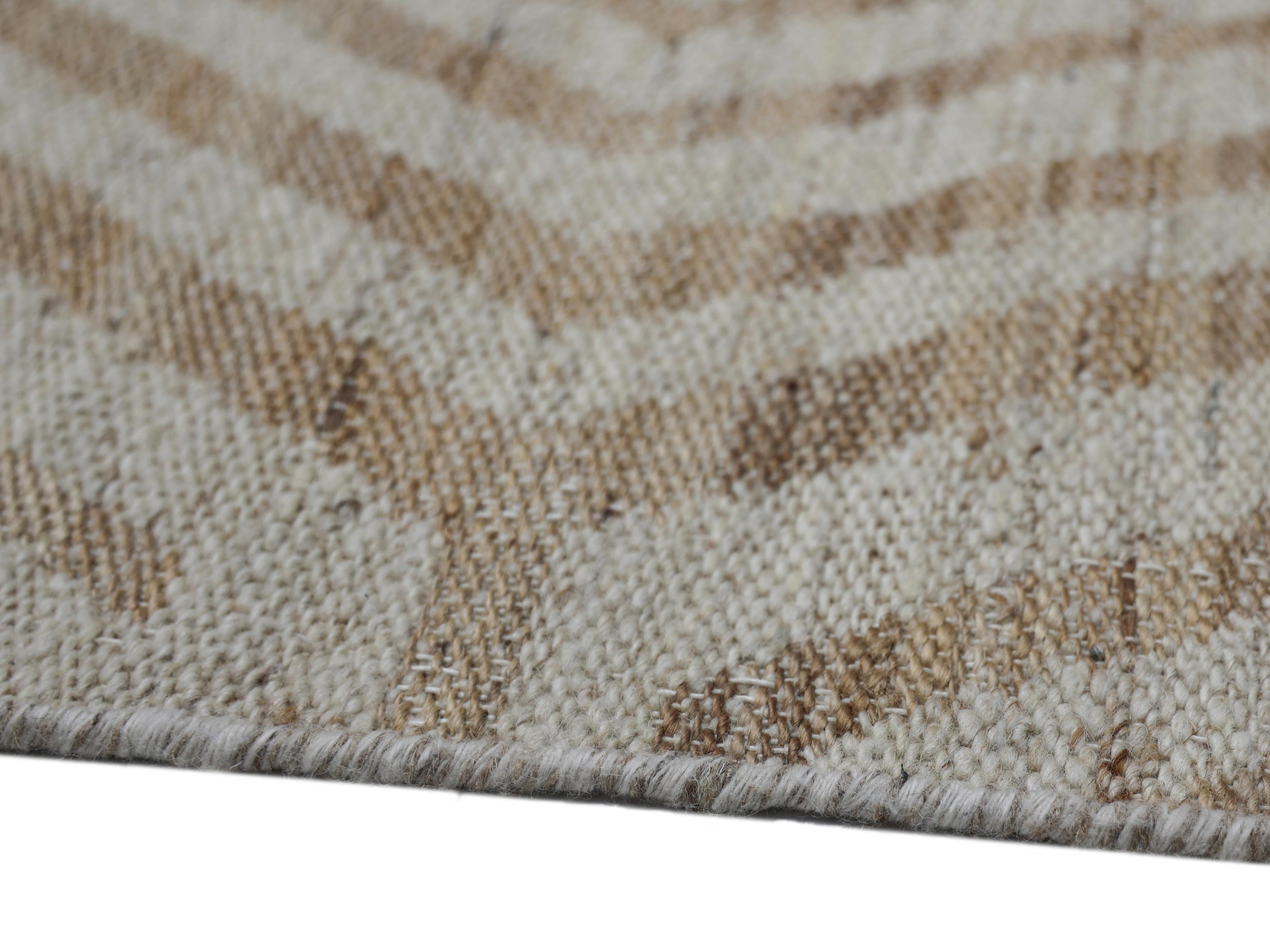 MERGER | 6'6" x 10' FT | MODERN RUGS | BEIGE - BROWN COLOR