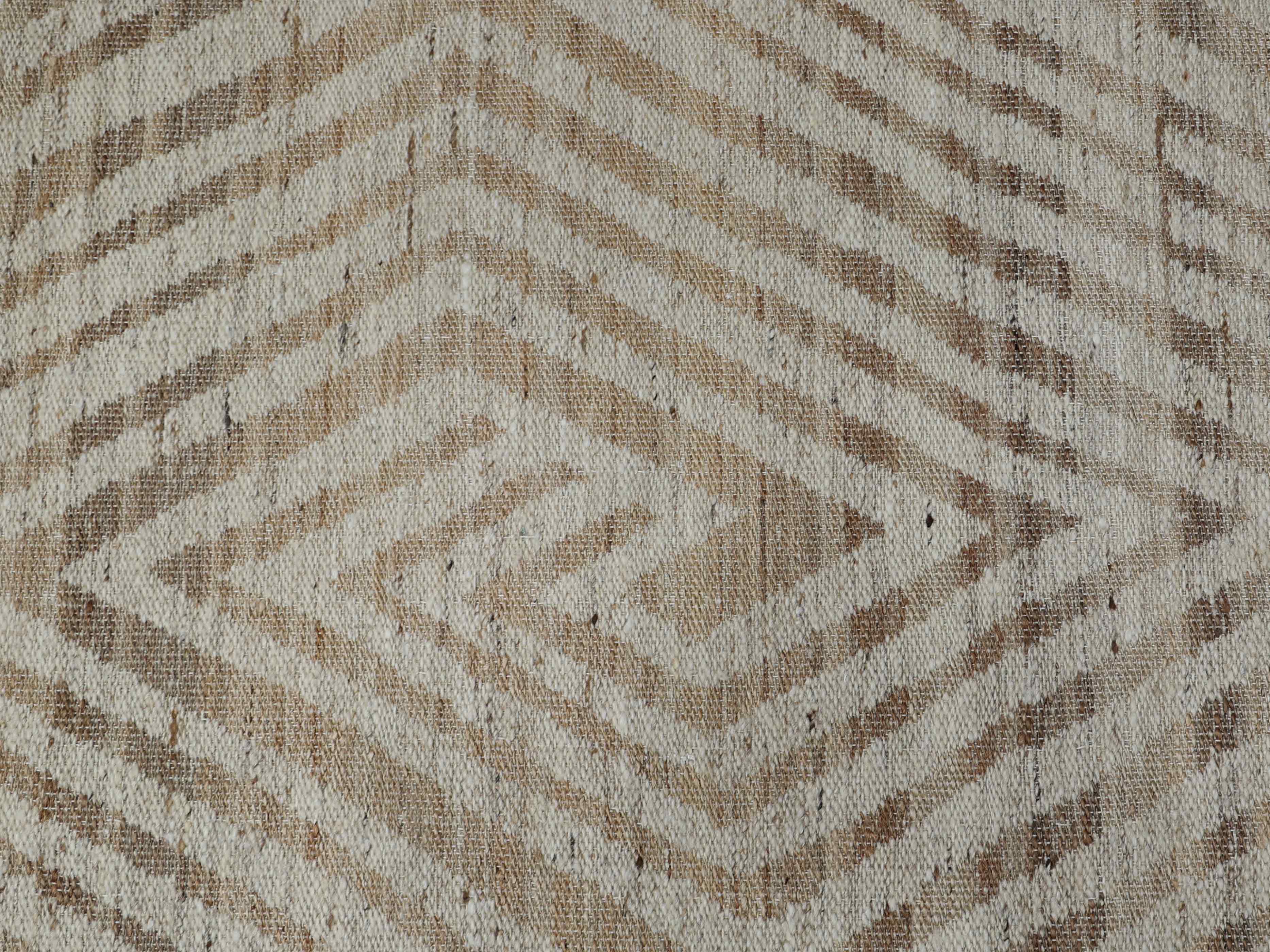 MERGER | 6'6" x 10' FT | MODERN RUGS | BEIGE - BROWN COLOR