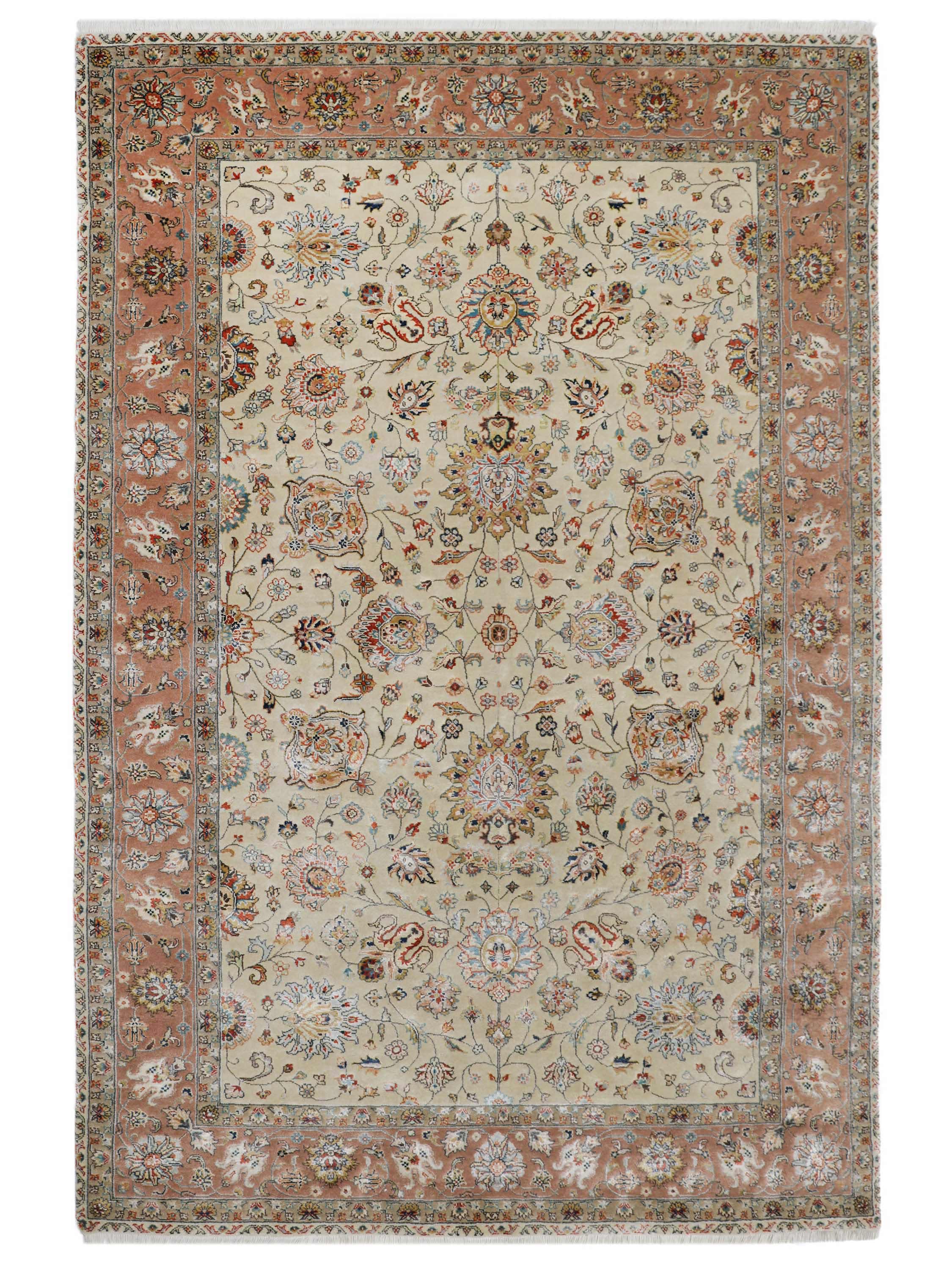 INSCRIBE | 9' x 12' FT  | TRADITIONAL RUGS | PINK-IVORY COLOR