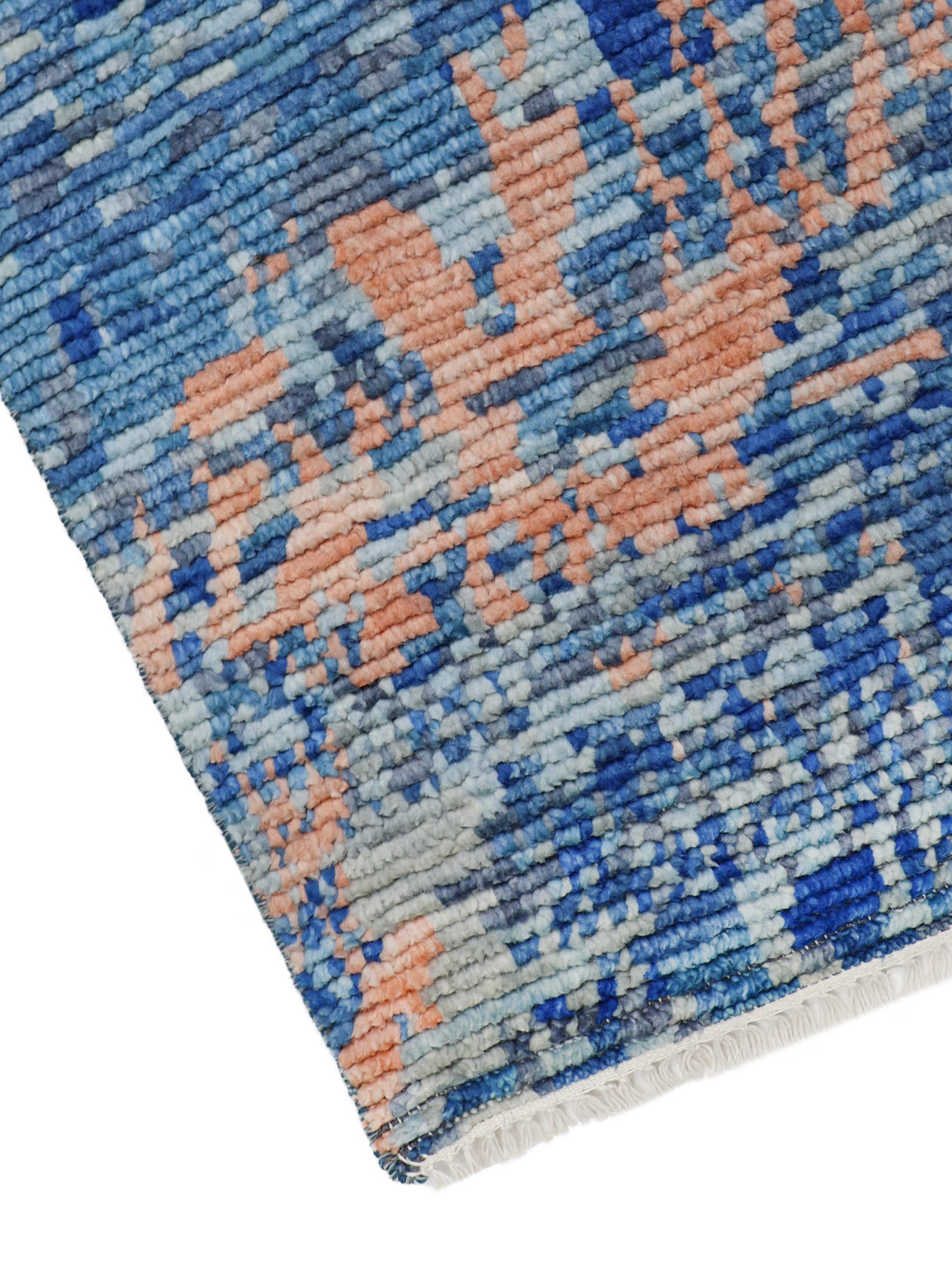 POTPOURRI | 5'5" x 9'3" FT | MODERN RUGS | BLUE COLOR