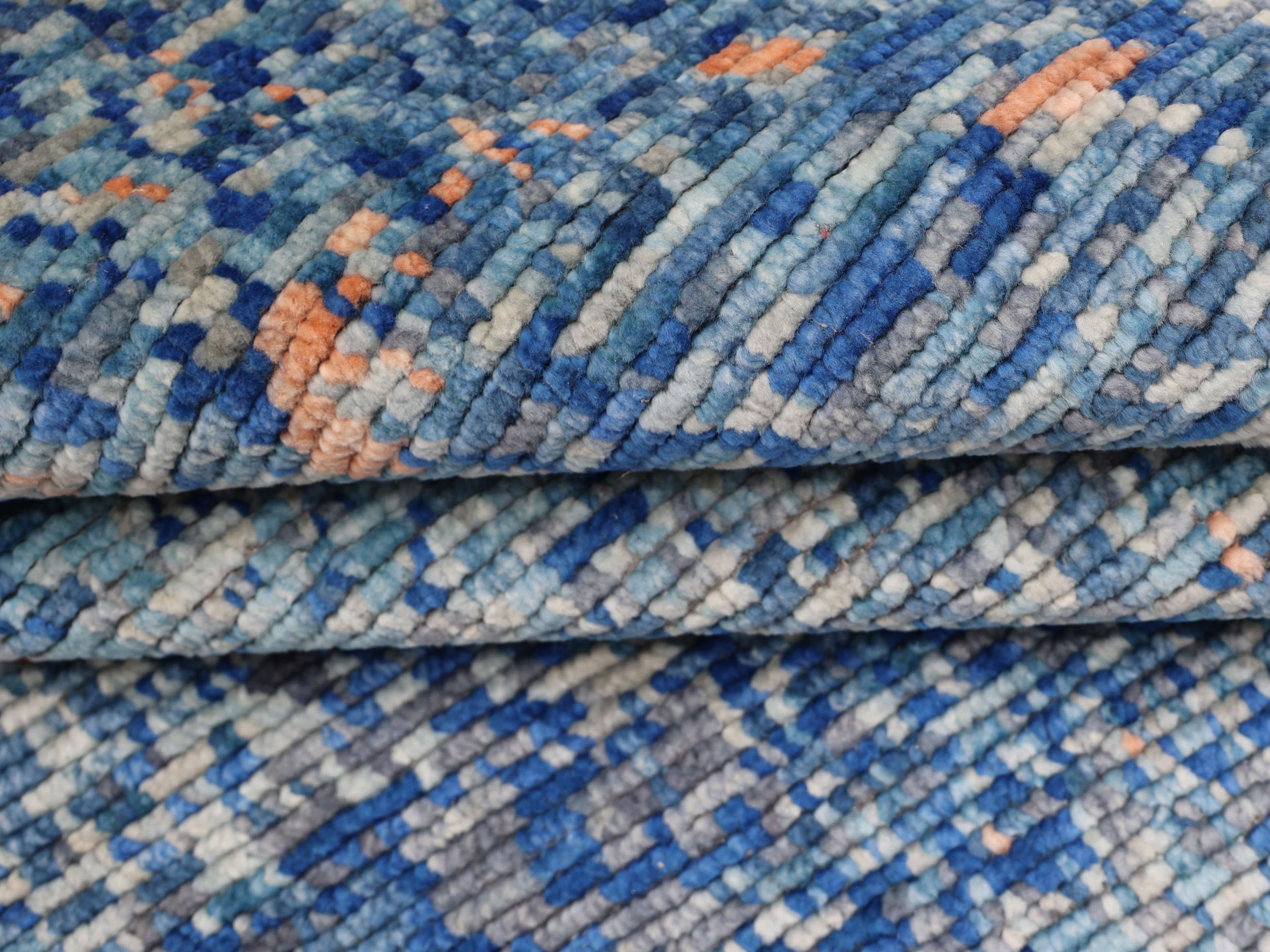 POTPOURRI | 5'5" x 9'3" FT | MODERN RUGS | BLUE COLOR