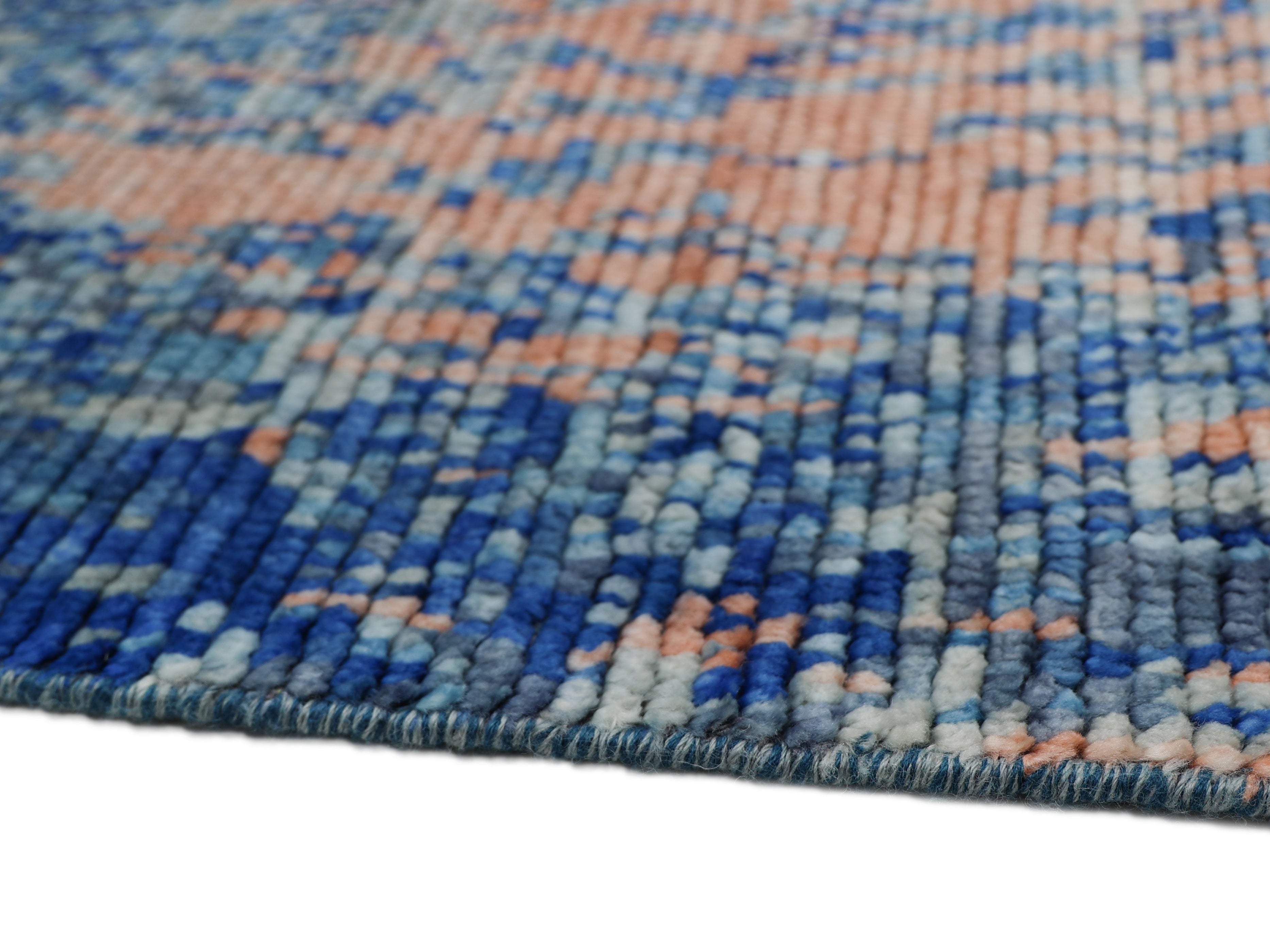 POTPOURRI | 5'5" x 9'3" FT | MODERN RUGS | BLUE COLOR