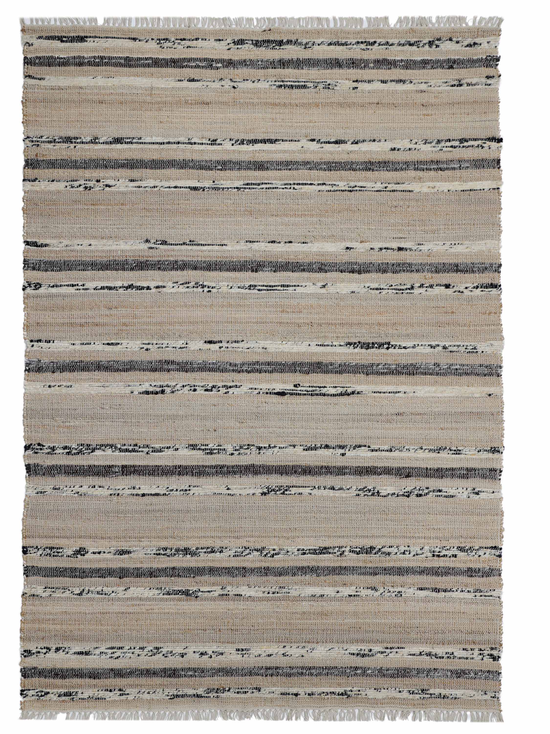 PINSTRIPE | 5'4" x 8' FT | MODERN RUGS | MULTI COLOR